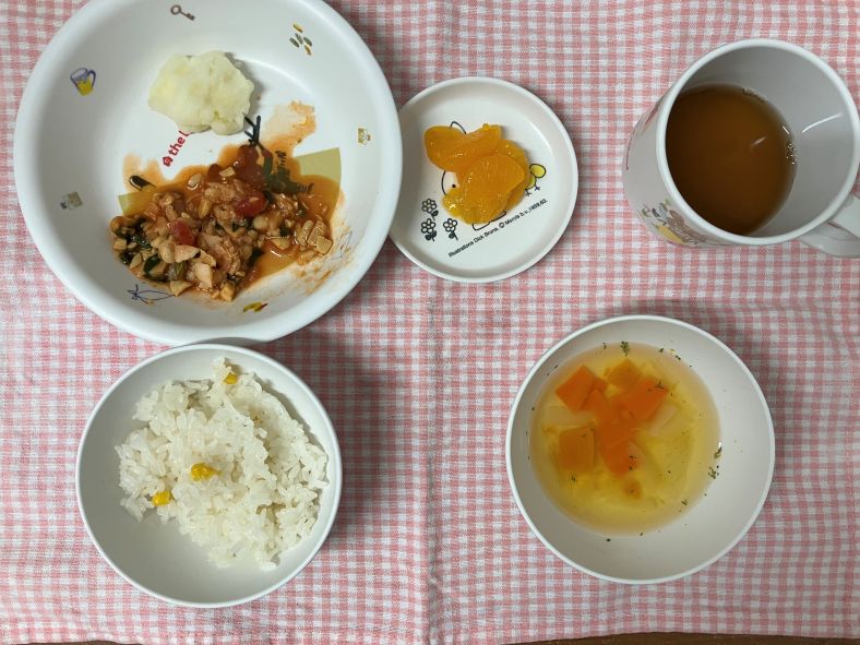 今日の給食とおやつ多文化『ザンビア』